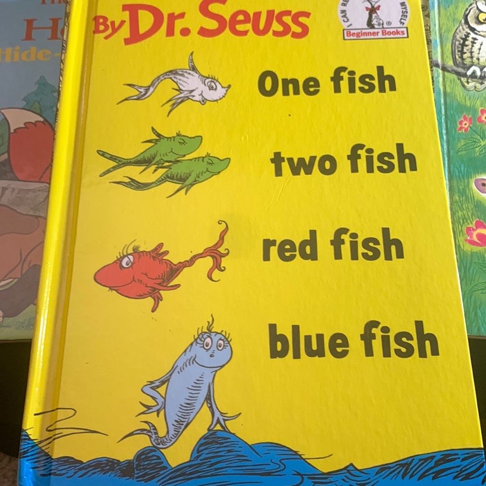 Dr seuss one fish two fish red fish blue fish